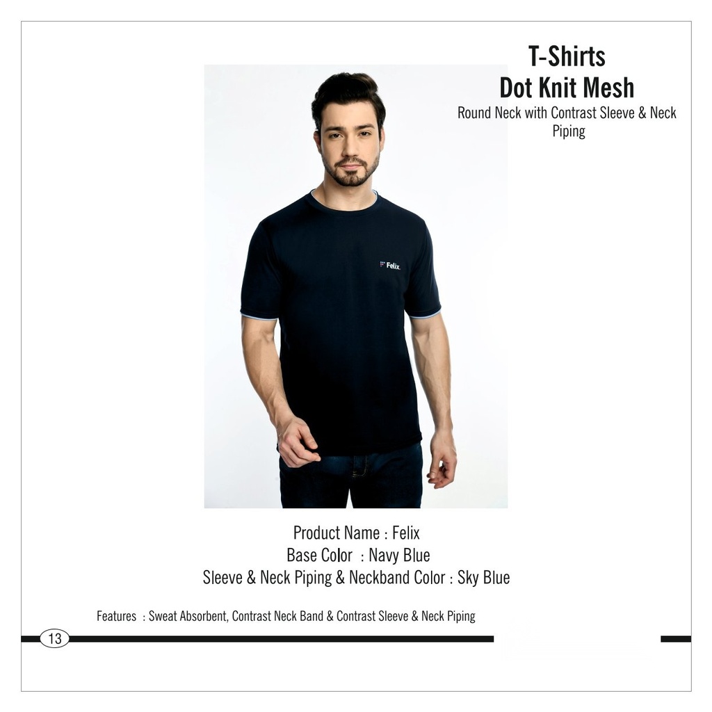 [64446] Round Neck T-Shirt