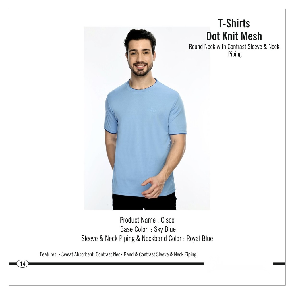 [64447]  Round Neck T-Shirt