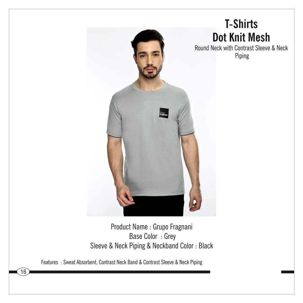 [64449] Round Neck T-Shirt
