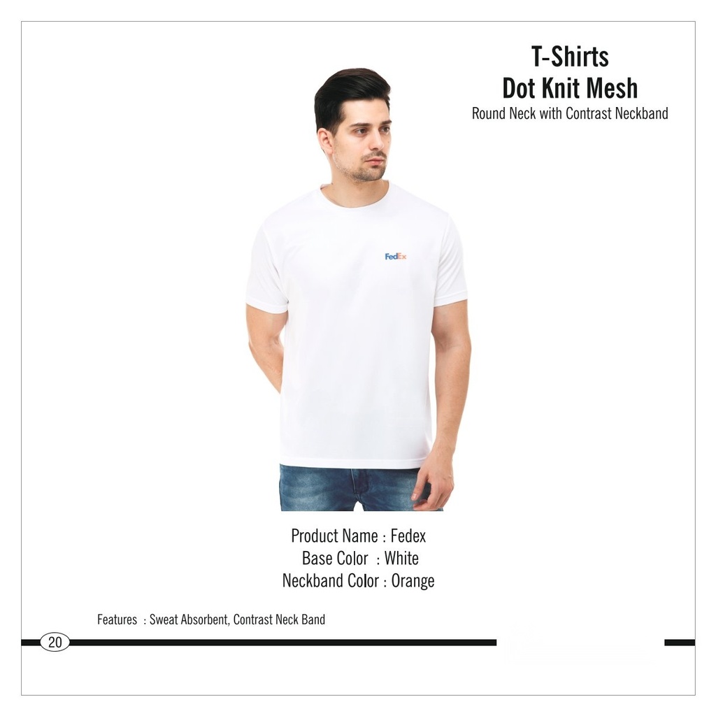 [64453]  Round Neck T-Shirt