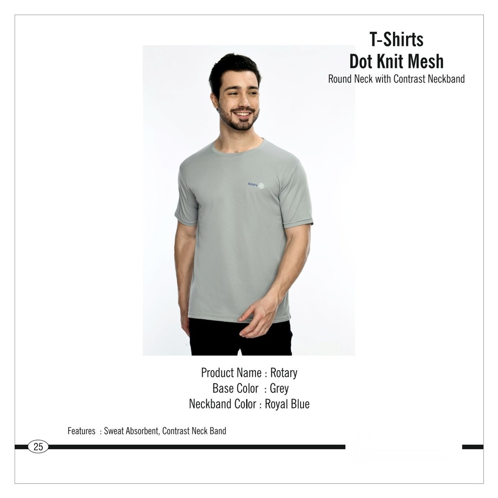 [64458]  Round Neck T-Shirt