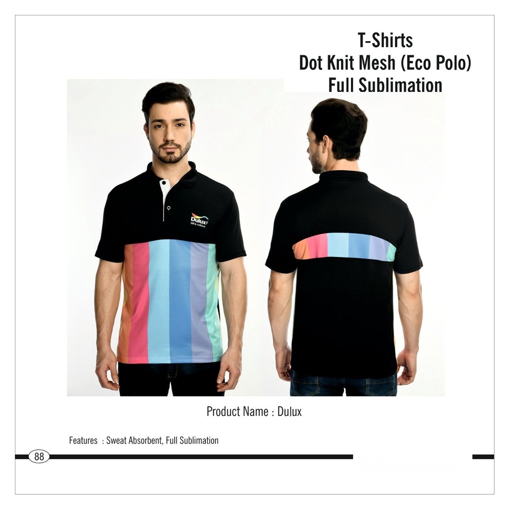 [64521] T-SHIRT (Round Neck) Half Sublimation