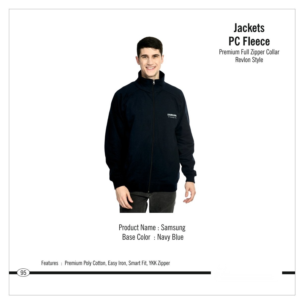 [64528] JACKET (Premium Full Zipper Collar) Revlon Style