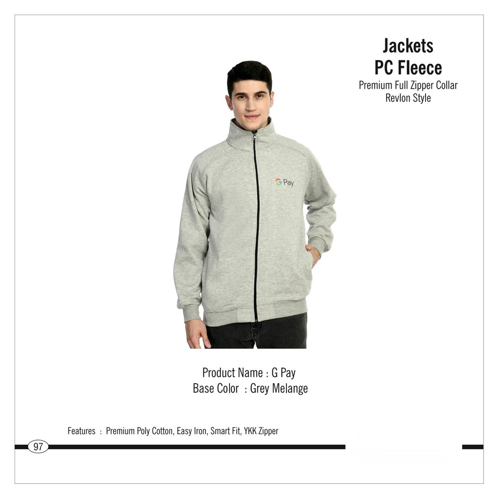 [64530] JACKET (Premium Full Zipper Collar) Revlon Style