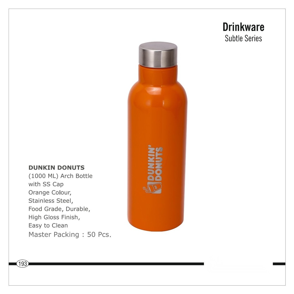 [64626]  (1000 ML) Arch Bottle with SS Cap
