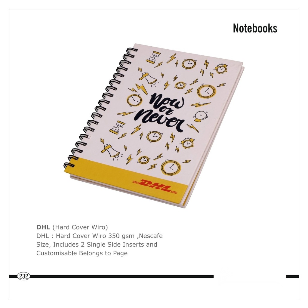 [64665] Note book (Hard Cover Wiro)