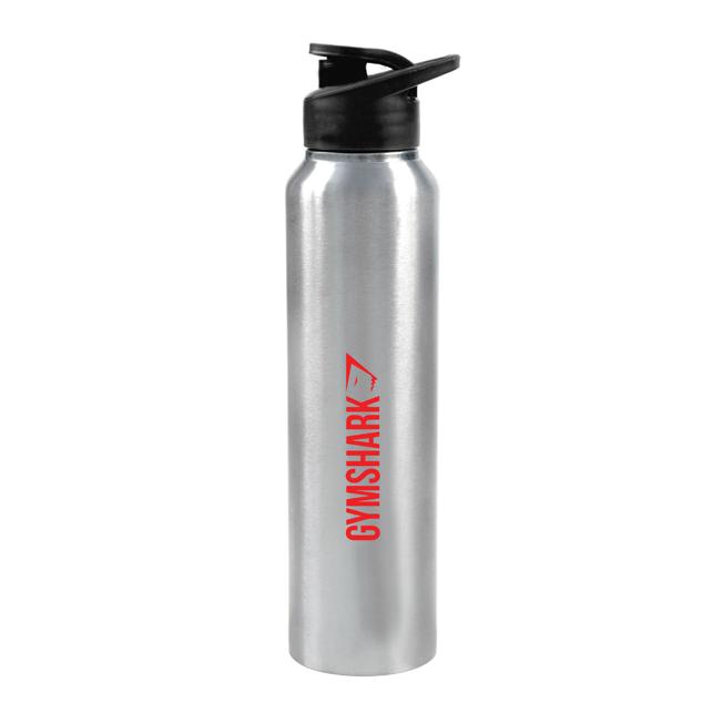 [60937] Sipper Water Bottle Stainless Steel (1000 ML)  Material : (Matt Steel Finish)