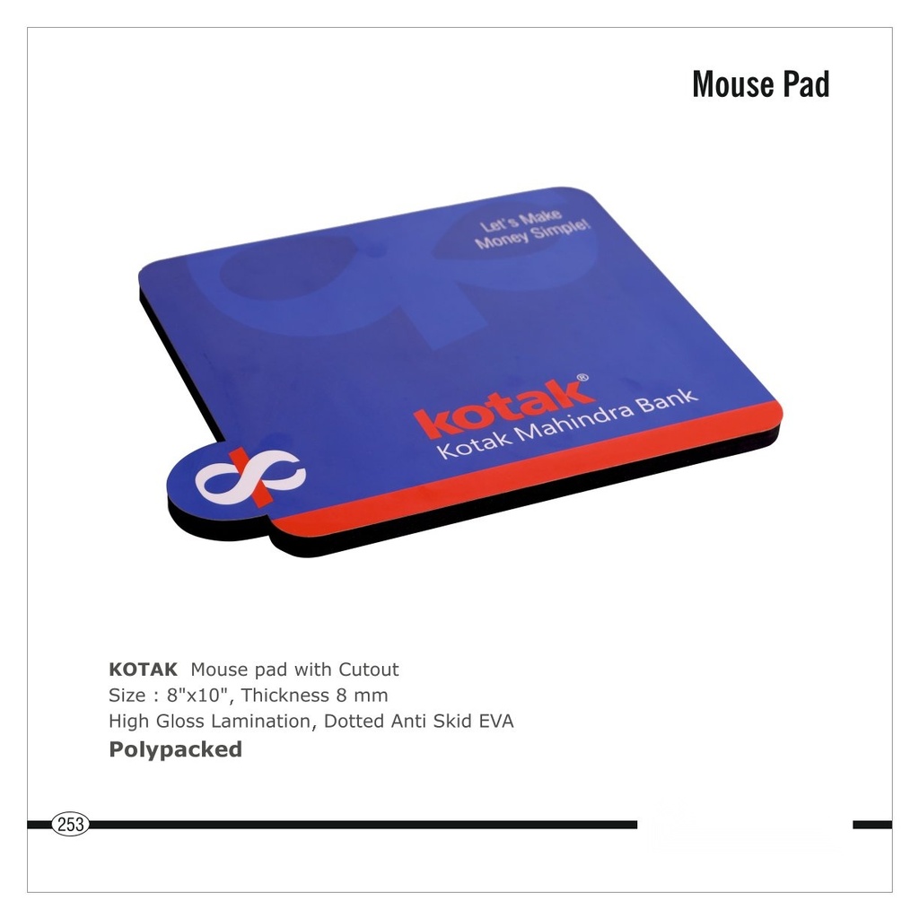 [64686] Mouse pad with Cutout