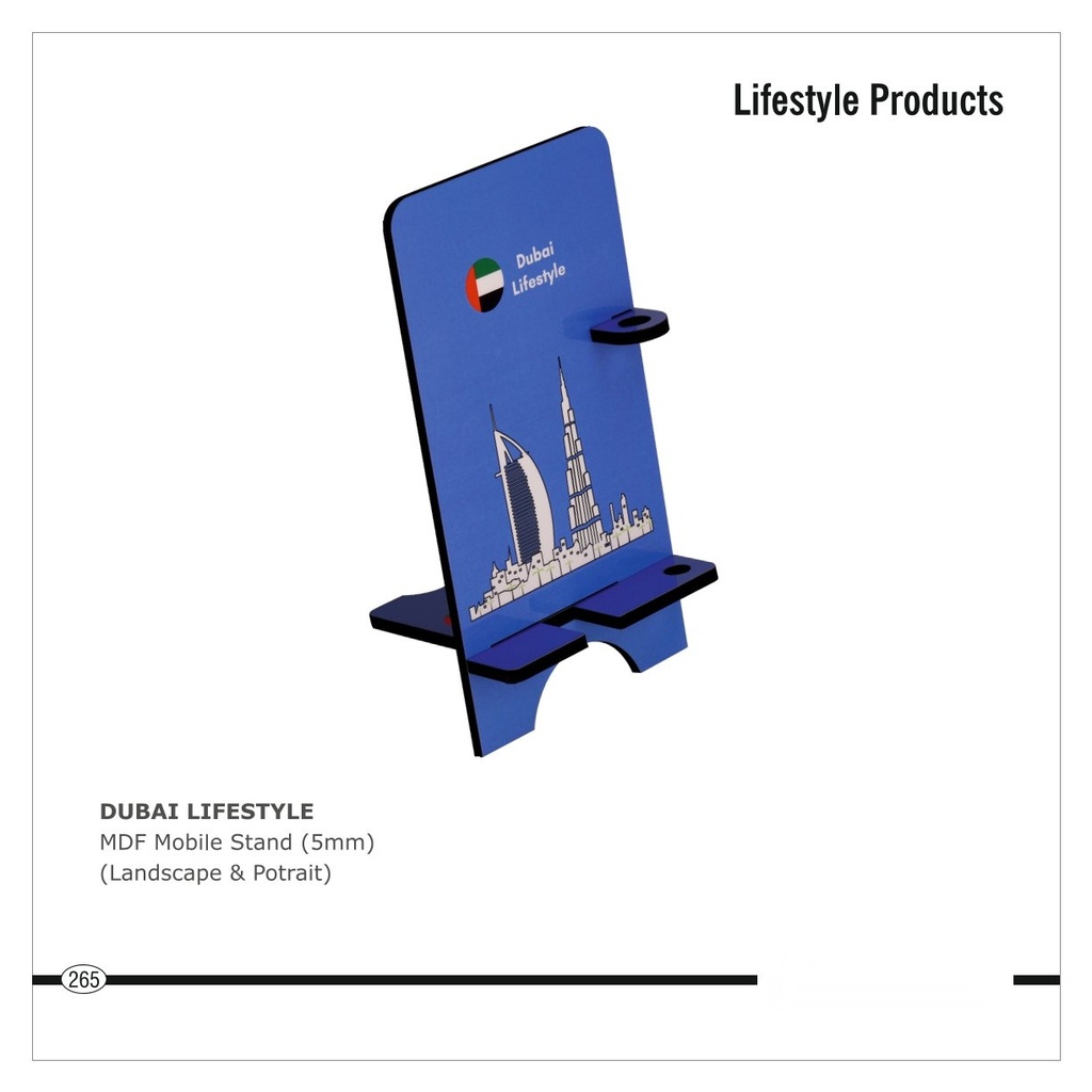 [64698]  MDF Mobile Stand (5mm) (Landscape & Portrait)