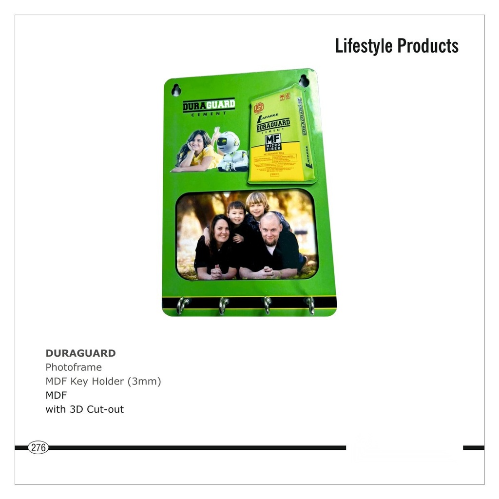 [64709] Photoframe MDF Key Holder (5mm)