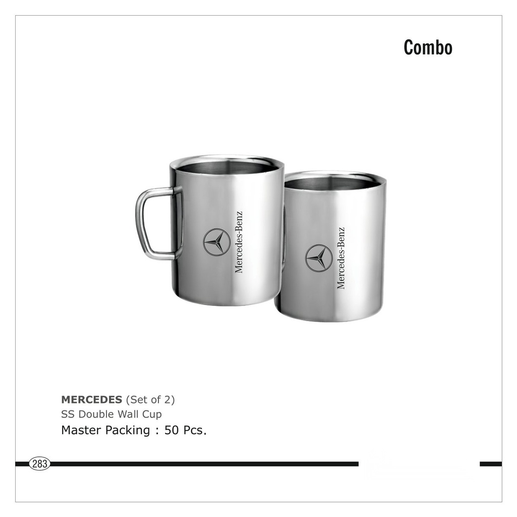 [64716] 2 pc set of SS Double Wall Cup