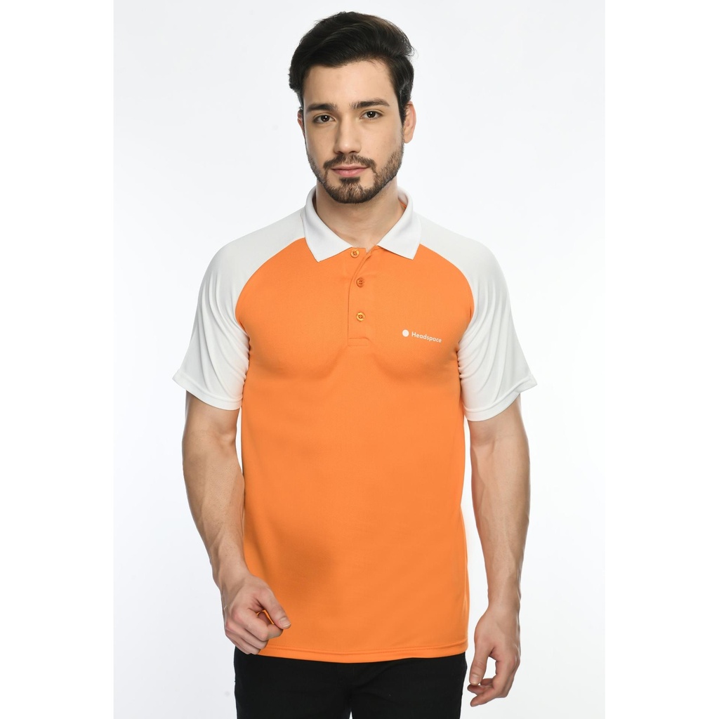 [61084] T-Shirt - Cut And Sew; Contrast Bone ; Fabric : Dot Knit Mesh; Sweat Absorbent