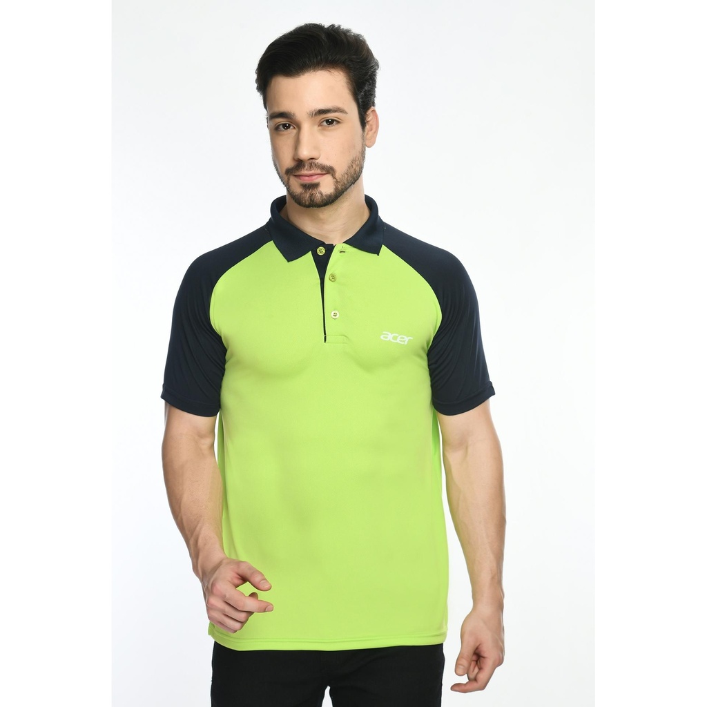 [61086] T-Shirt - Cut And Sew; Contrast Bone ; Fabric : Dot Knit Mesh; Sweat Absorbent