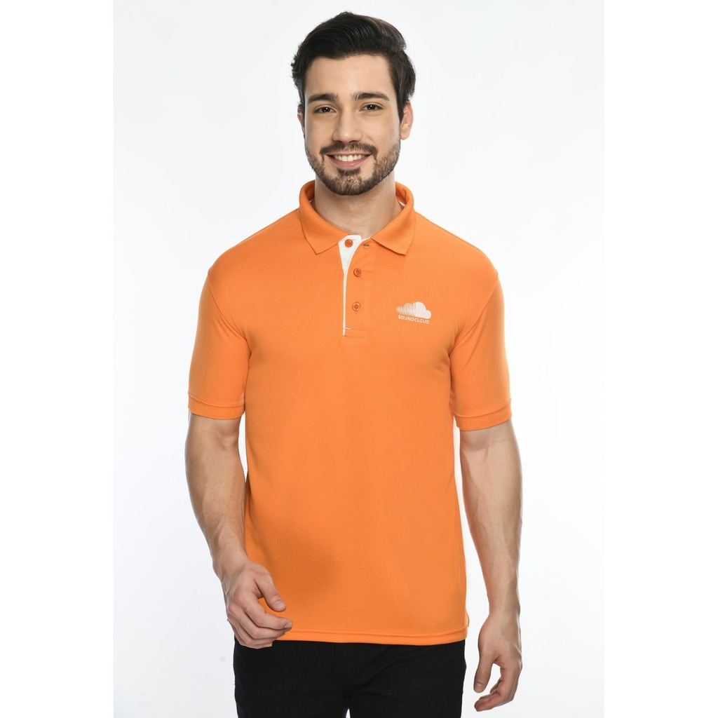 [61105] T-Shirt -Verbose Range Polo ; Contrast Bone ; Fabric : Dot Knit Mesh; Sweat Absorbent