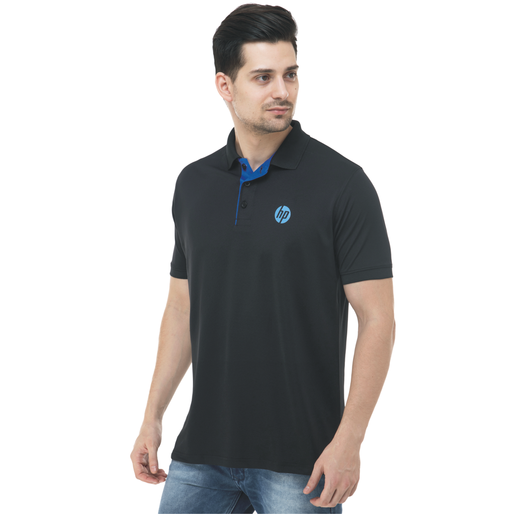 T-Shirt -Verbose Range Polo ; Contrast Bone ; Fabric : Poly Lycra ; Sweat Absorbent