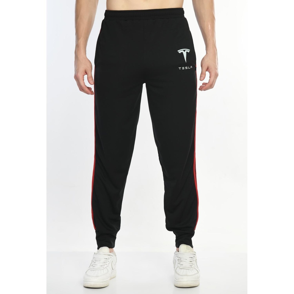 [61117] Lower -Dot Knit Mesh Lower With Double Side Piping