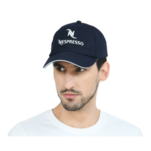 [61220] Cap - (Imported Peak, Imported Fusing) Fabric : Cotton Twill (5 Panel) 