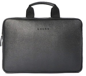 [65723] CROSS BRAND LEATHERITE BRIEFCASE BAG (LAPTOP BAG) - BLACK 15", Size : H: 28 x L: 40 x W: 6 CM