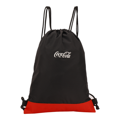 [61241] Bag - Fabric:Nylon 1000Denon Type: Dori Bag Color : Black With Red Contrast Moq-200Pcs