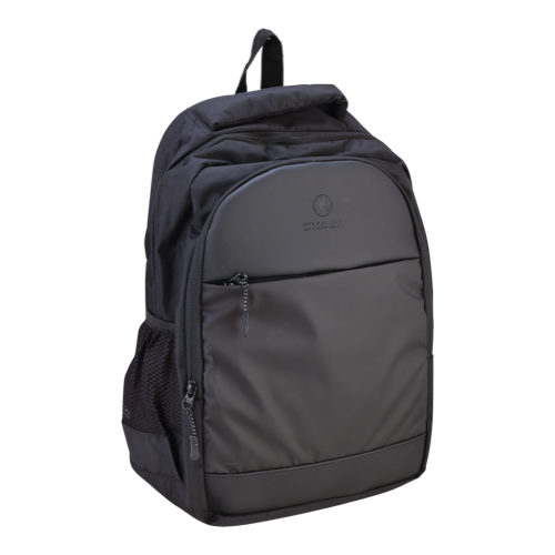 [61252] Bag - Fabric: Ultra Matte + Vegan Leather, Type: Backpack(With Laptop Sleeve), Color : Black