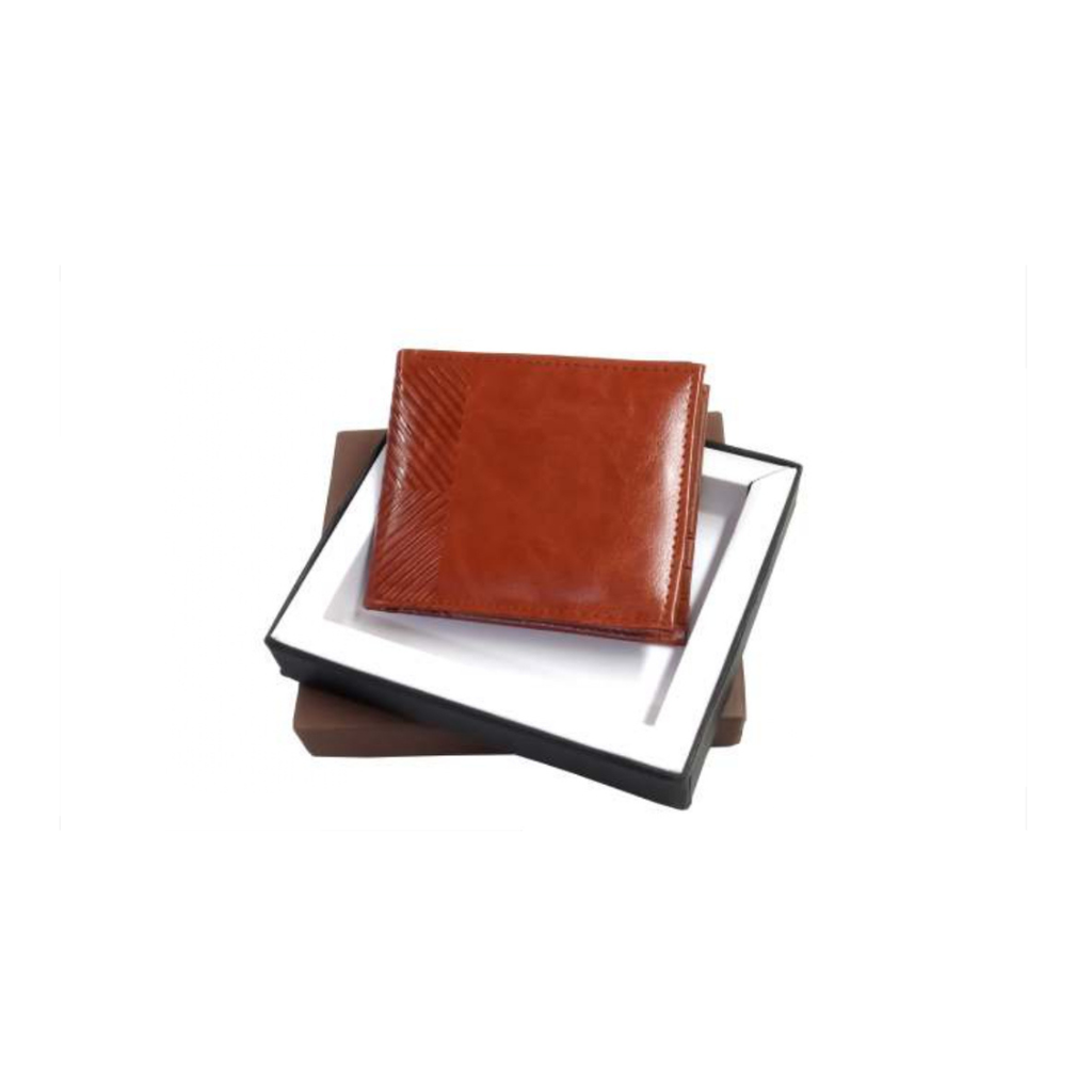 [61350] TAN LEATHERE GENTS WALLET