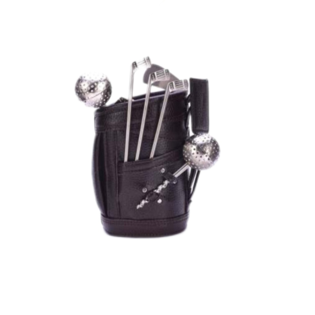 [61418] BROWN GOLF BAR SET
