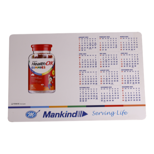 [61526] Anti Skid Desk Mat - Size : 11 x 17 Inches, 8mm Thickness, High Gloss