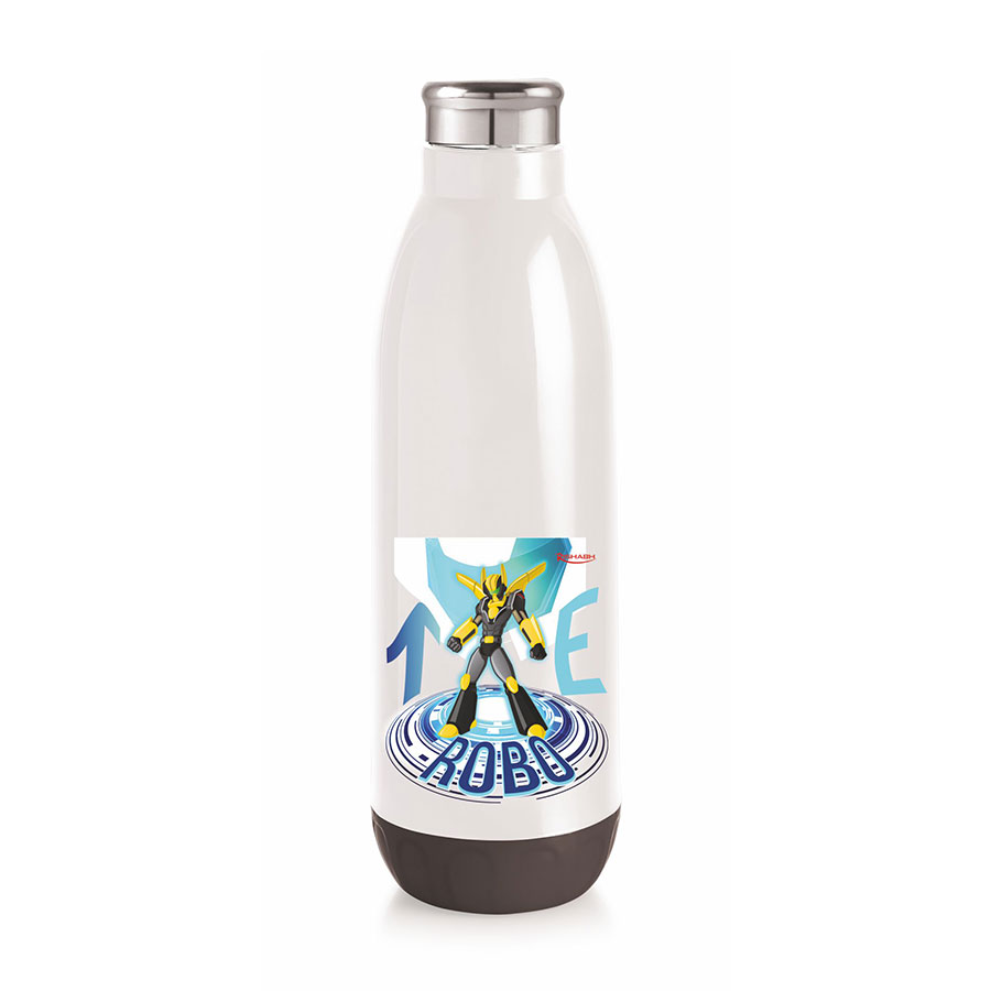 [61805] steel shield 600 dlx inner steel insulated water bottle