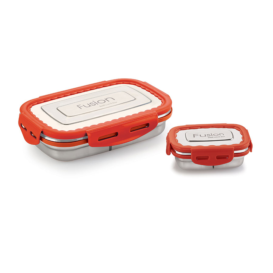 [61847] fusion big steel inner insulated snack pack