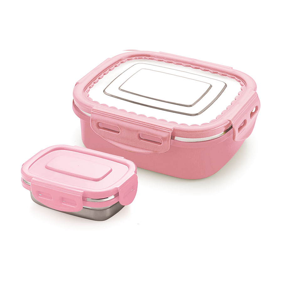 [61848] steelox small* steel inner insulated snack pack