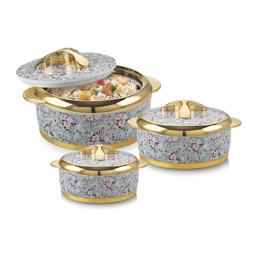 [61924] sisley flora set 3 casserole 