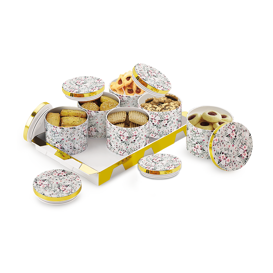 [62047] classy vintage set 6 (with tray)* candy tray
