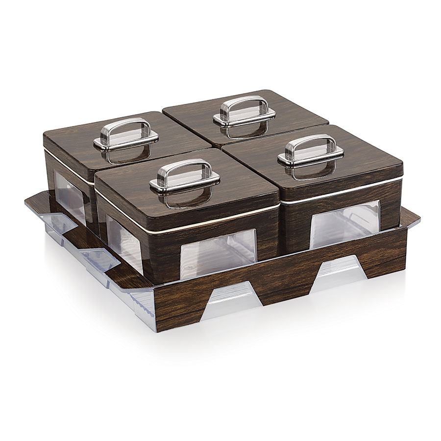 [62056] sierra set 4 (with tray) candy tray
