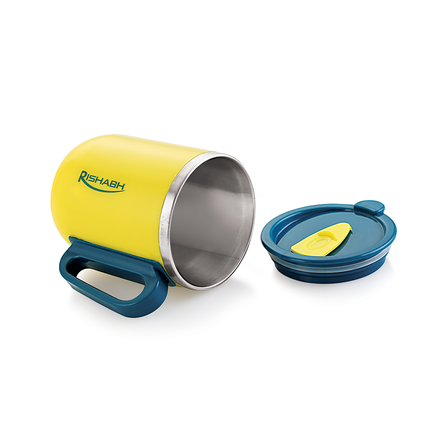 [62064] espresso big steel mug