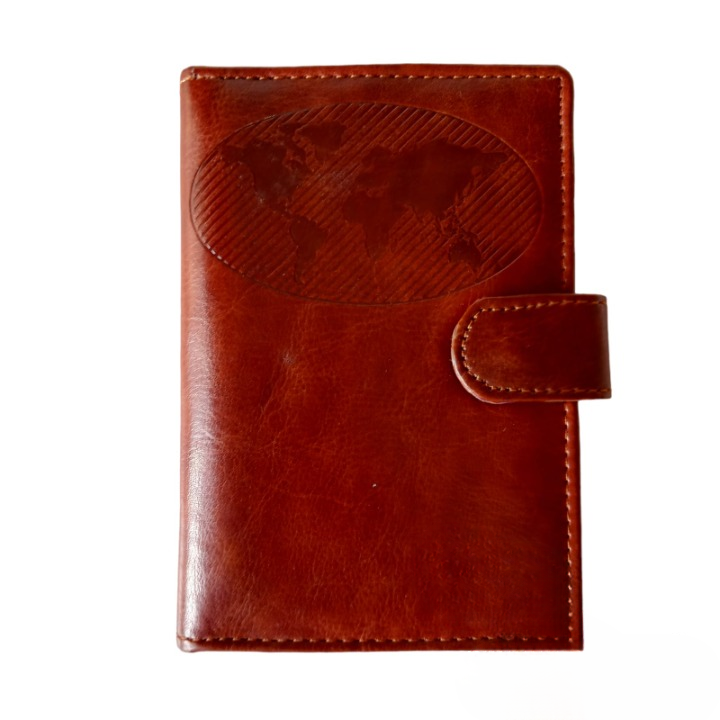 [62190] Leatherette Passport Cum Card Holder