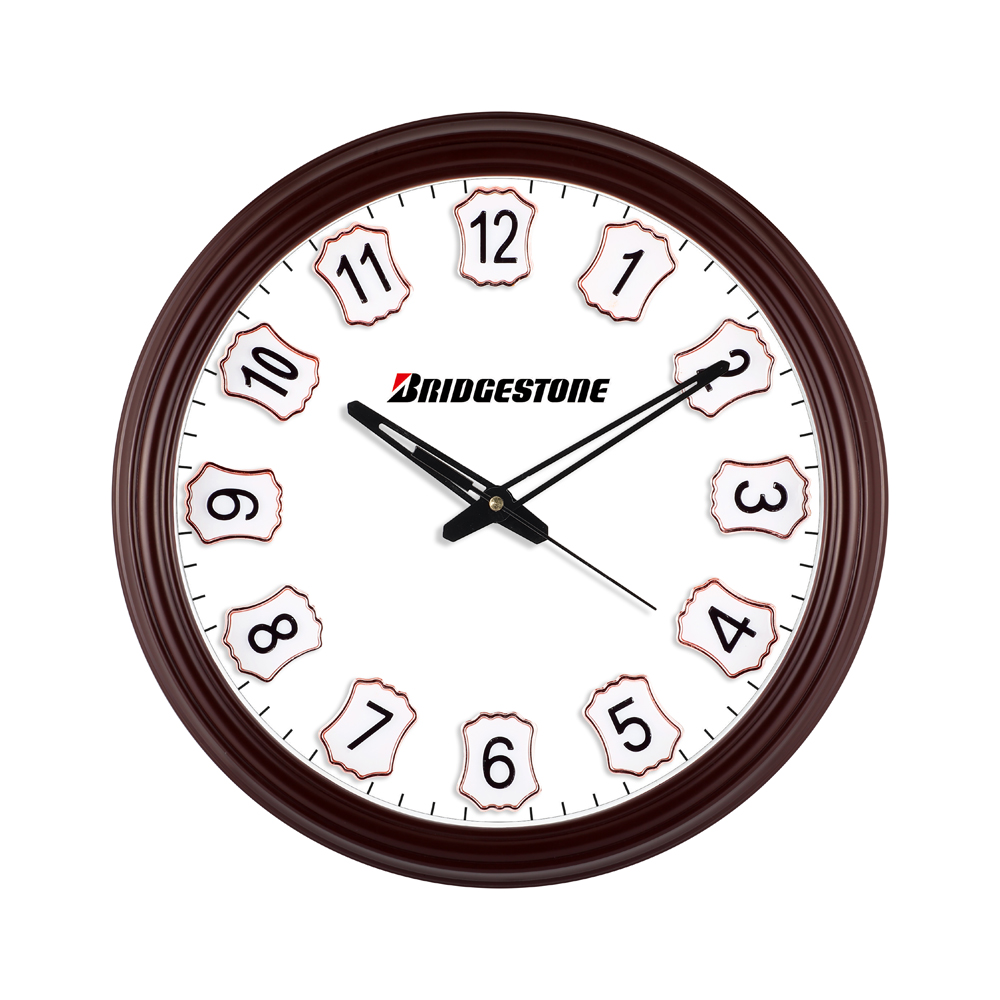 [60001] Wall Clock - 3D  - Dimension	14"Round