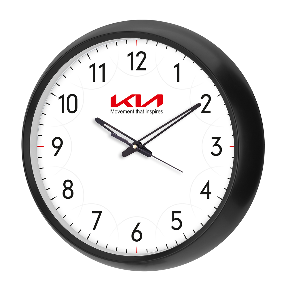 [60015] Wall Clock, Dim 12" Round 