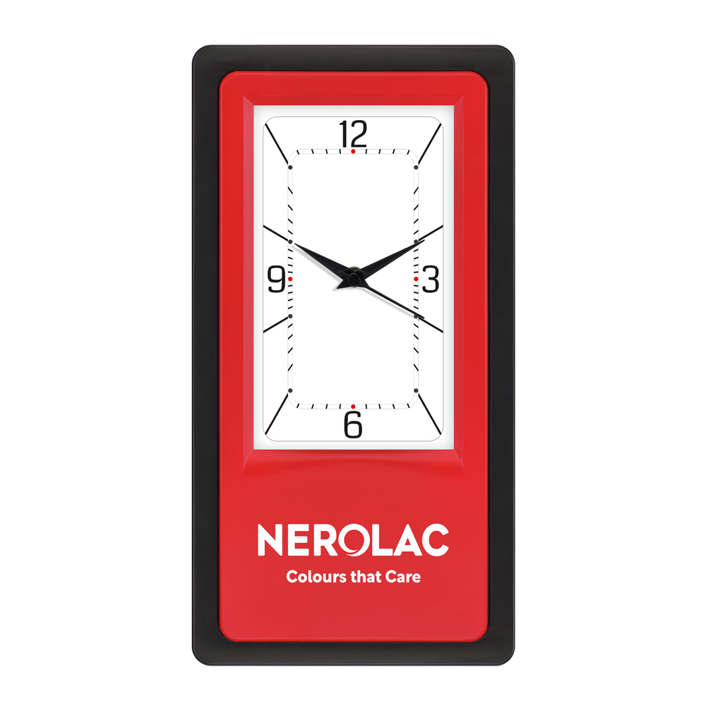 [60018] Wall Clock, Dim 6.5" X 13"