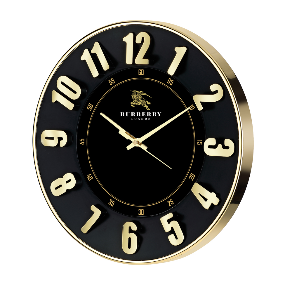 [60042] Wall Clock - 3D Number - Dimension	11.75"Round
