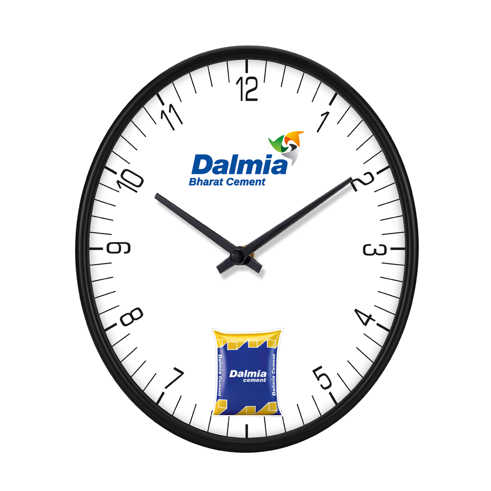 [60053] Wall Clock  - Rev Ad -Dimension	9.75"X11.5"