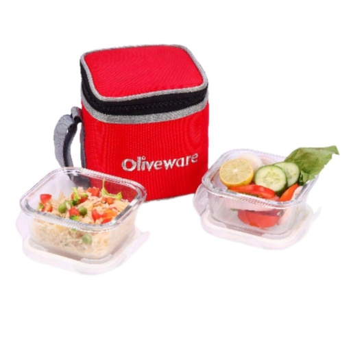 [62212] DELUXE GLASS LUNCH BOX