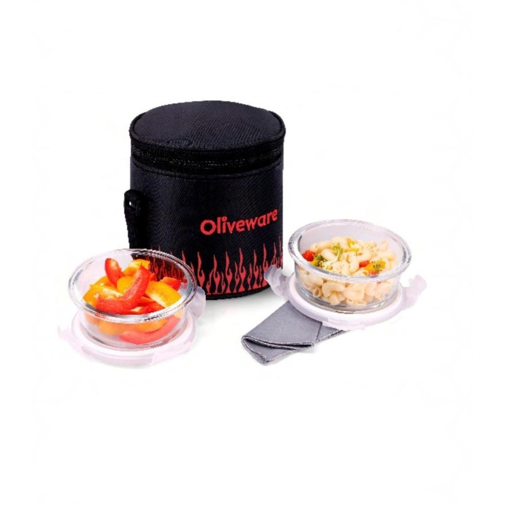 [62217] SIZZLE GLASS LUNCH BOX