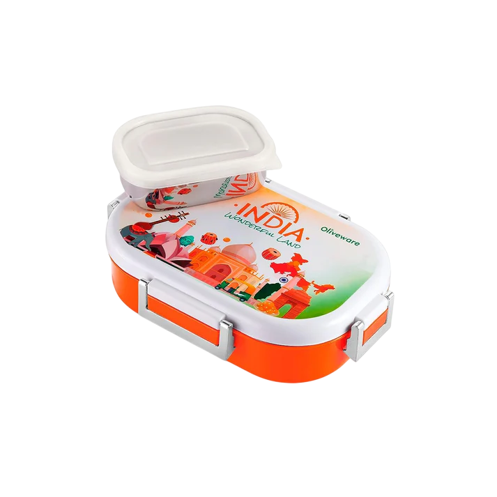 [62244] Lunch Box Stainless Steel Inner with box packing
