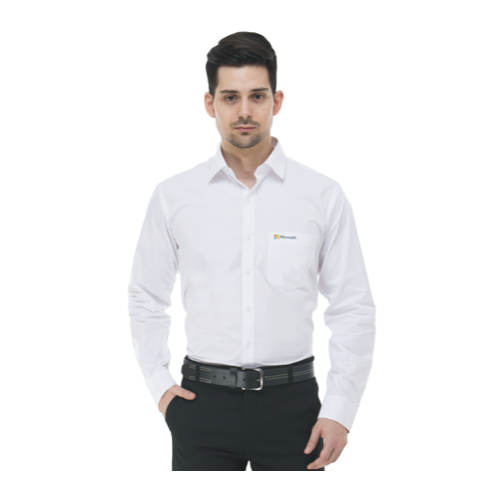 [62353] Shirt (Business Shirt) - fabric : Poly Cotton Collar Type : Cut Away Collar 