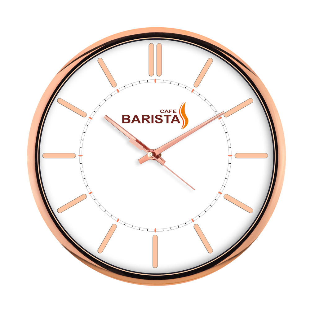 [60095] Wall Clock  - 3D Figures - Barista