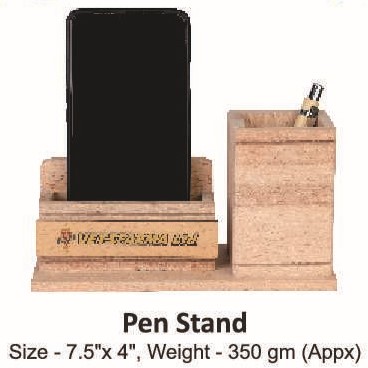 [62489] Pen Stand - Size : 19.05*10.16 cm, Weight- 350 gm(Appx)