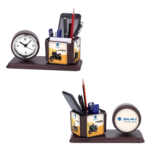 [55767] Rev. Clock & Penstand - Multipurpose - Bajaj