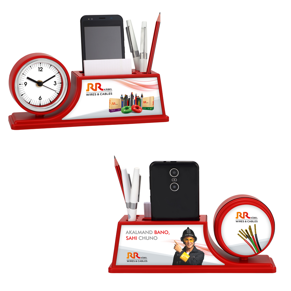 [60117] Rev. Clock & Penstand - Multipurpose - Rr Kabel