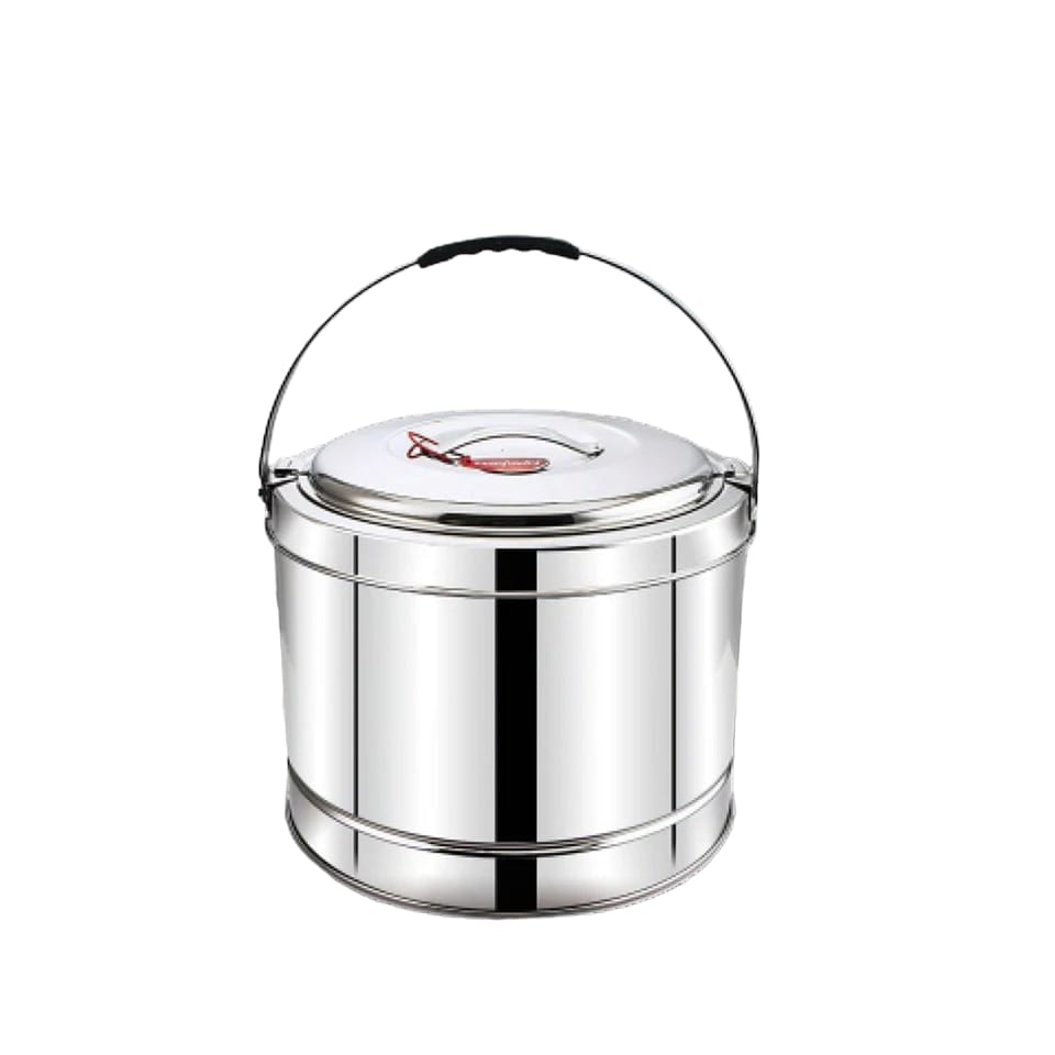 [62538] Stainless Steel Insulated Carry Hotpot/Picnic Pot - 10,000ML