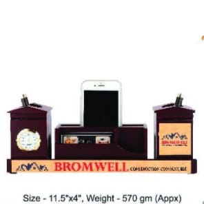[62575] Pen Stand With Mobile Holder - Size : 29.2*10.1 cm, Weight- 570 gm(Appx)